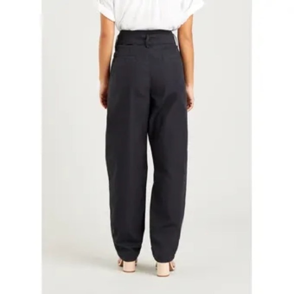 Levi’s | Washed Black Tailor High Loose Pleated Taper Mom Pants 90s Y2K Sz 25/0 - Picture 4 of 13